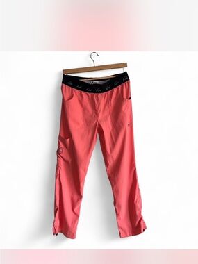 Koi Coral Pink  peach Elastic waist scrub pants medium super cute